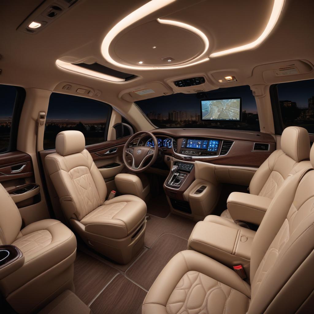 Rear seat luxury in the Buick GL8 rivals that of traditional European flagship sedans.
