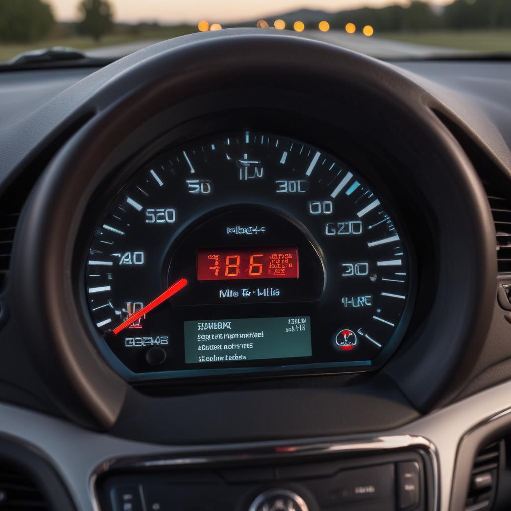 A high mileage Buick Enclave dashboard representing long term vehicle reliability